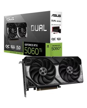ASUS Dual GeForce RTX 5060 Ti 16 GB OC Edition
