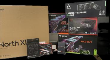 Fractal North XL black, Ryzen 9 9950X3D - RTX 5090 - 64GB - 2TB