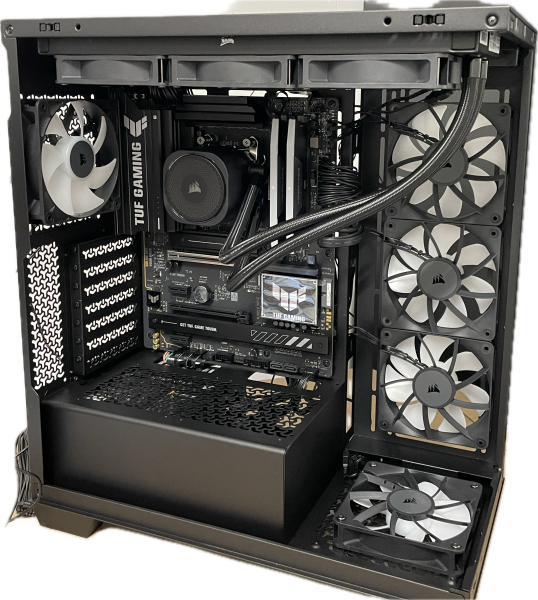 High End Gaming | Corsair 3500X ARGB | Ryzen 7 9850X3D | RTX5070Ti | 64GB | 2TB