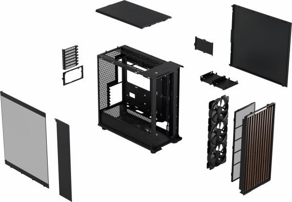 Fractal Design PC-Gehäuse North XL TG Schwarz