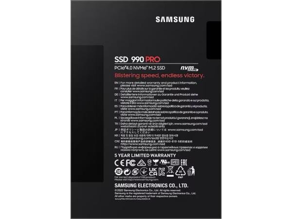 Samsung, SSD 990 PRO M.2 2280 NVMe 1000 GB