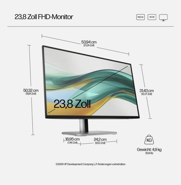 HP Monitor Serie 5 Pro 524pf